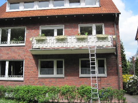 Balkon vor der Sanierung Balkon vor der Sanierung